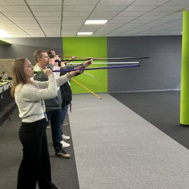 Gemeinsame Bezirksmeisterschaft Blasrohr Stade und Weser-Elbe